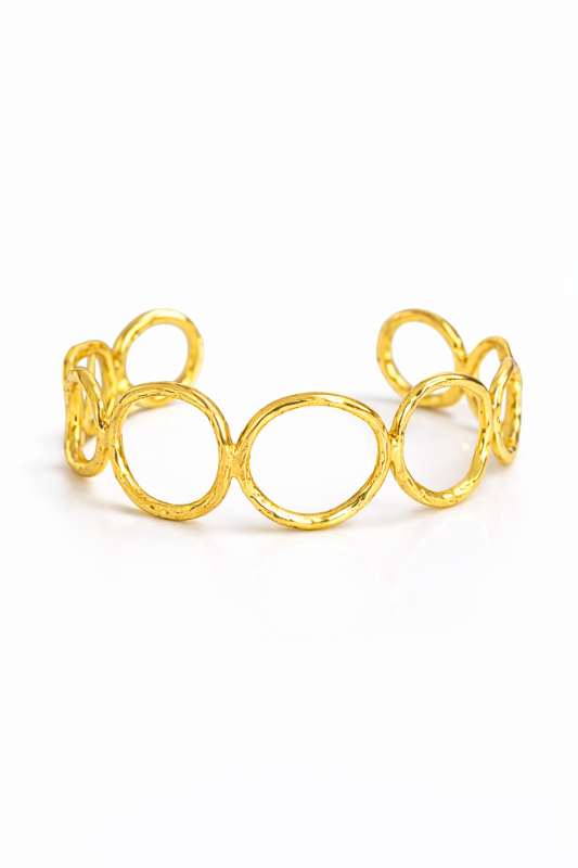 Bransoleta „Futurystyczny Blask” – nowoczesny mankiet Wąska