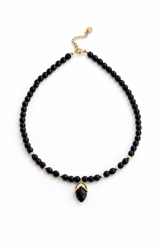 Onyksowy Amulet Mocy - Onyks & Kocie Oko