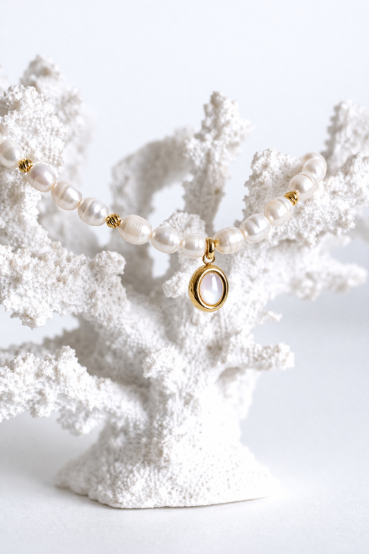 Perłowy Blask Naszyjnik 